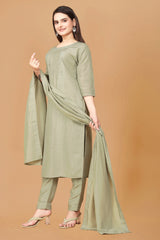 Pista  KURTA SET WITH DUPATTA