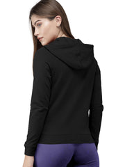 WOOLEN SOFT WITH SOFTNER WOMEN ZIPPER HOODIE