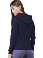 WOOLEN SOFT WITH SOFTNER WOMEN ZIPPER HOODIE